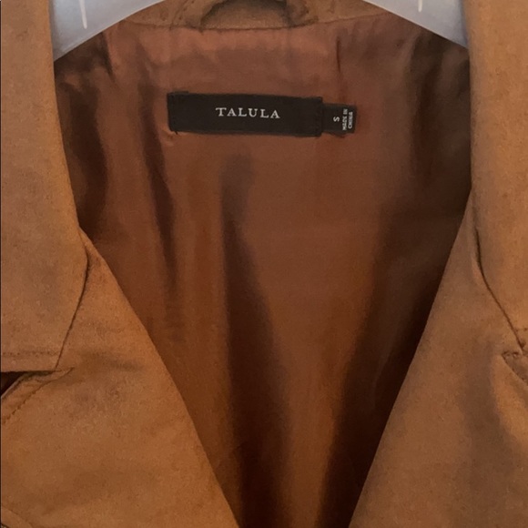 Talula Vegan Suede Moto Jacket - Picture 2 of 3